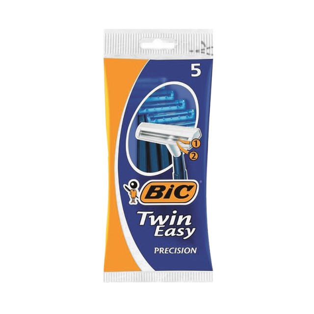 Bic Twin Easy Precision, Ανδρικά Ξυραφάκια μίας χρήσης, 5τμχ