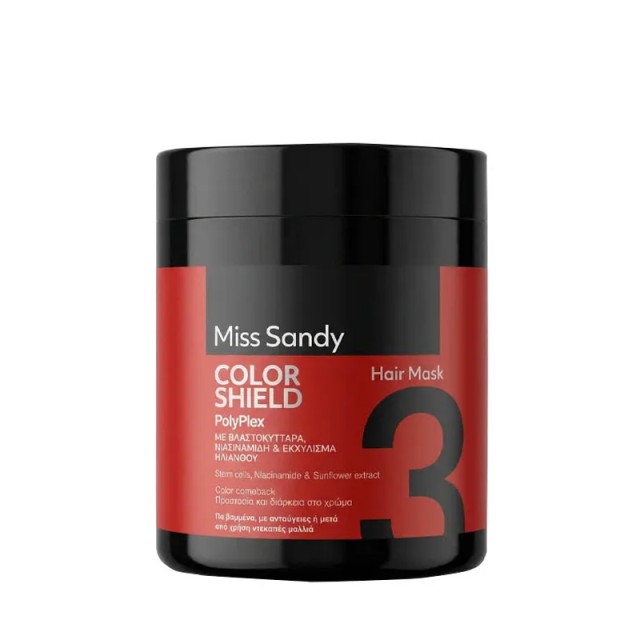 Miss Sandy Polyplex Hair Mask Color Shield Hair Mask με Βλαστοκύτταρα Νιασιναμίδη & Εχκχύλισμα Ηλίανθου, 1Ltt