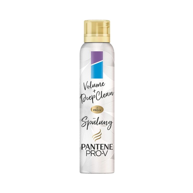 Pantene Pro-V Volume & Deep Clean Foam Conditioner, Μαλακτική Κρέμα Μαλλιών σε Αφρό για όγκο, 180ml