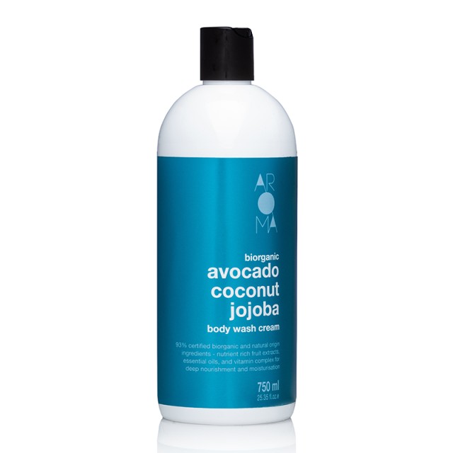 AROMA Bio Honey & Yogurt Cream Shower, Αφρόλουτρο, 750ml