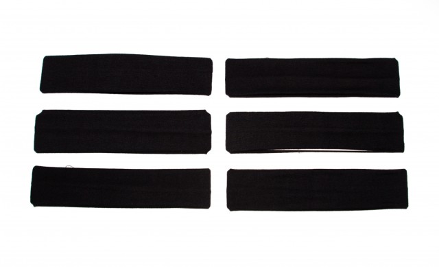 Ro Accessories Κορδελα Μαλλιών Μαυρη 5cm 09-0040