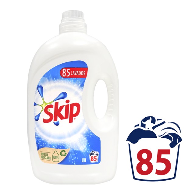 Skip Core Clean Υγρό Πλυντηρίου Ρούχων, 4,75lt 85μεζoύρες