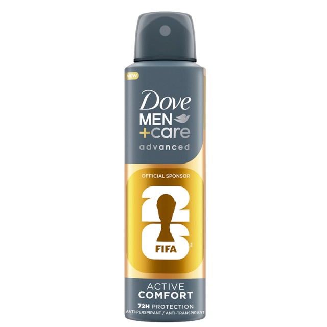 Dove Men+Care Deodorant Spray Advanced Active Comfort, 150ml