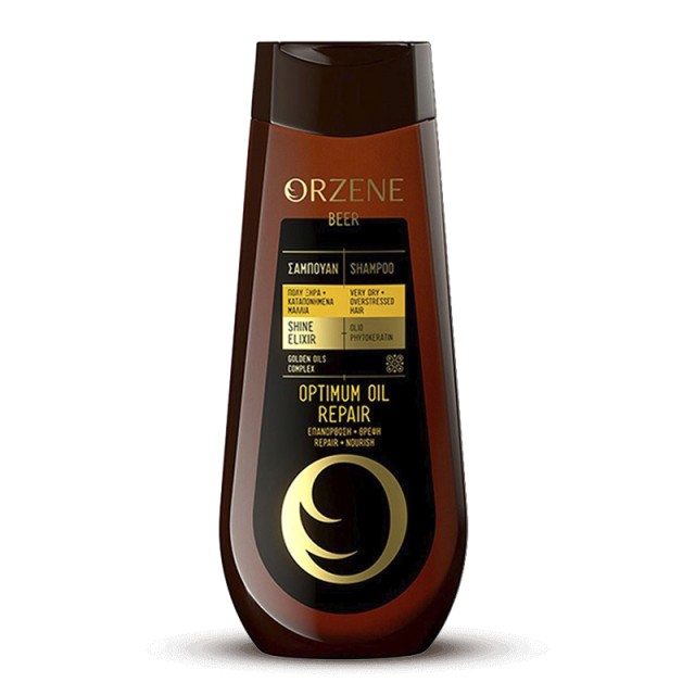 Orzene Optimum Oil Repair, Σαμπουάν για Ξηρά & Ταλαιπωρημένα Μαλλιά, 400ml