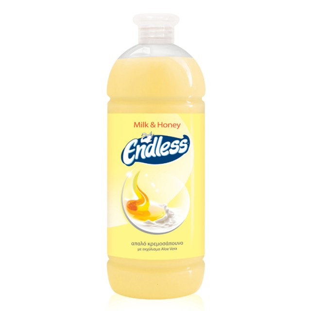 Endless Milk & Honey,  Ανταλλακτικό Κρεμοσάπουνο Χεριών με Aloe Vera, 1lt