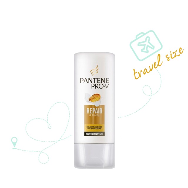 Pantene Pro-V Repair & Care Conditioner, Μαλακτική Κρέμα Μαλλιών για αδύναμα & κατεστραμμένα μαλλιά, 75ml, Travel Size