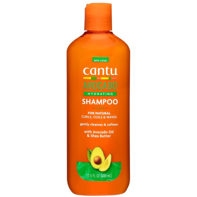 Cantu Avocado Hydrating Shampoo, Ενυδατικό Σαμπουάν Μαλλιών με Αβοκάντο, 400ml