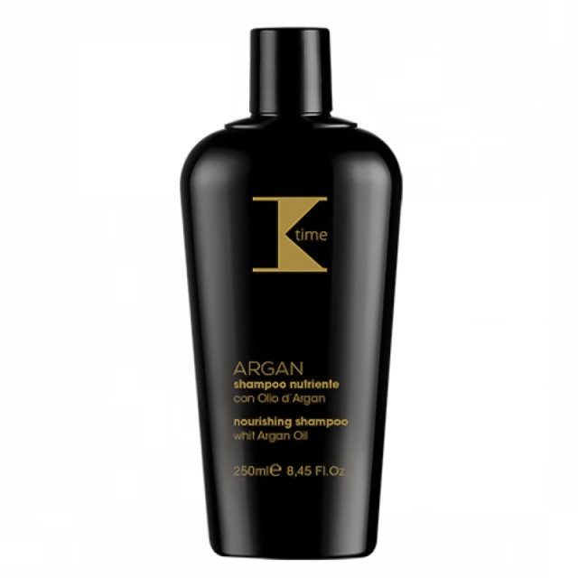 K- Time Argan Nourishing Shampoo, Σαμπουάν για Θρέψη & Λάμψη με Έλαιο Argan & Βιταμίνη Ε, 250ml