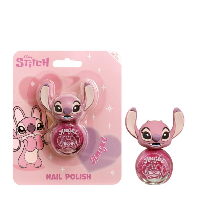 AIR-VAL Angel Nail Polish Stitch Pink, Παιδικό Βερνίκι Νυχιών Ροζ 8ml