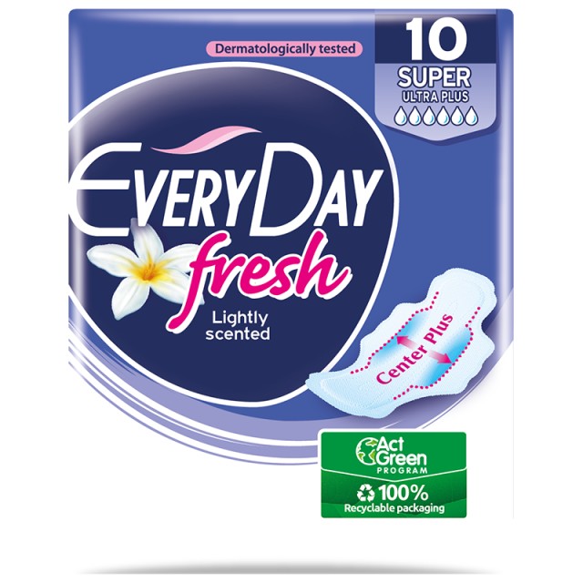 Every Day Σερβιέτες Fresh SUPER Ultra Plus 10 τεμ.