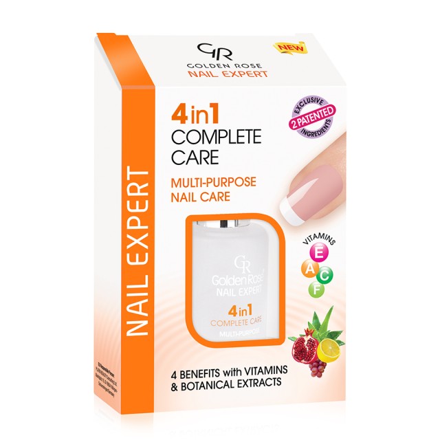 Golden Rose Nail Expert (Προστασια Νυχιων) 02 - 4In1 Compl.Care Multi-Purpose 11ml