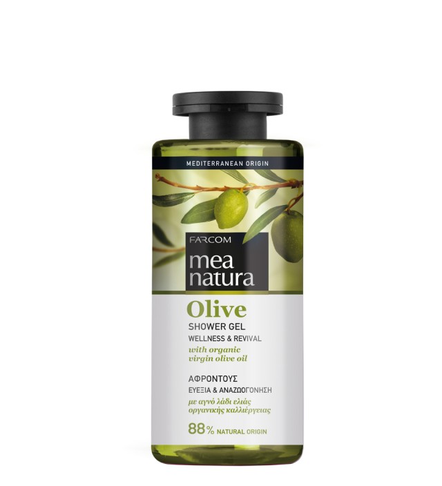 Farcom Mea Natura Olive Αφροντούς Ευεξία & Αναζωογόνηση, 300ml