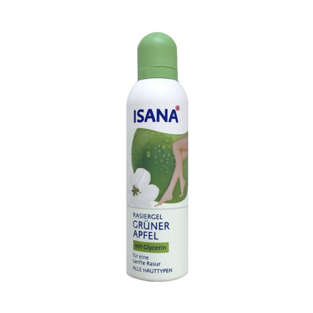 Isana with Green Apple, Γυναικείος Αφρός Ξυρίσματος, 150ml