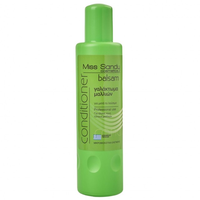 Miss Sandy Balsam Conditioner Green, Μαλακτική Κρέμα, Πράσινη, για  Όλους τους Τύπους Μαλλιών, 500ml