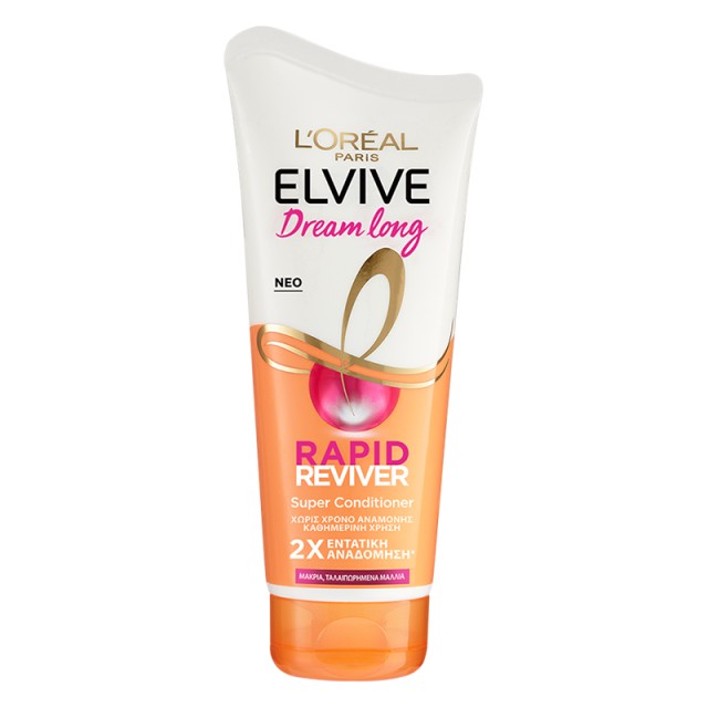 Loreal Paris Elvive Dream Long Rapid Reviver Conditioner, Μαλακτίκή Κρέμα για Μακριά Μαλλιά, 180ml