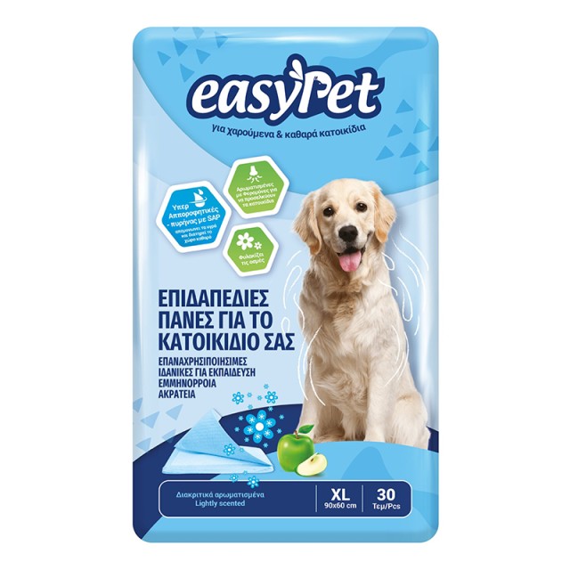 Easy Pet Επιδαπέδιες Πάνες για τα Κατοικίδια, 60x90cm 30τμχ