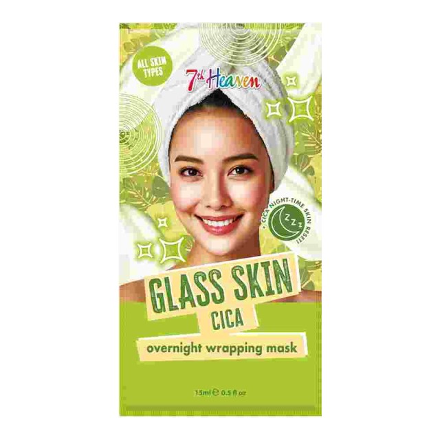 7th Heaven Glass Skin Cica Overnight Wrapping Μάσκα Νύχτας 15ml