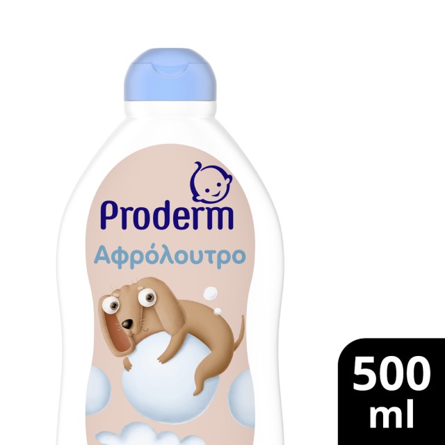 Proderm Αφρόλουτρο με Άρωμα Πούδρας 3+ Ετών, 500ml
