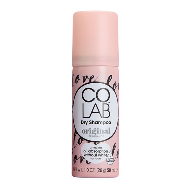 COLAB Original Dry Shampoo, Ξηρό Σαμπουάν για Ανανέωση & Φροντίδα του Τριχωτού ανάμεσα από λουσίματα, 50ml TRAVEL SIZE