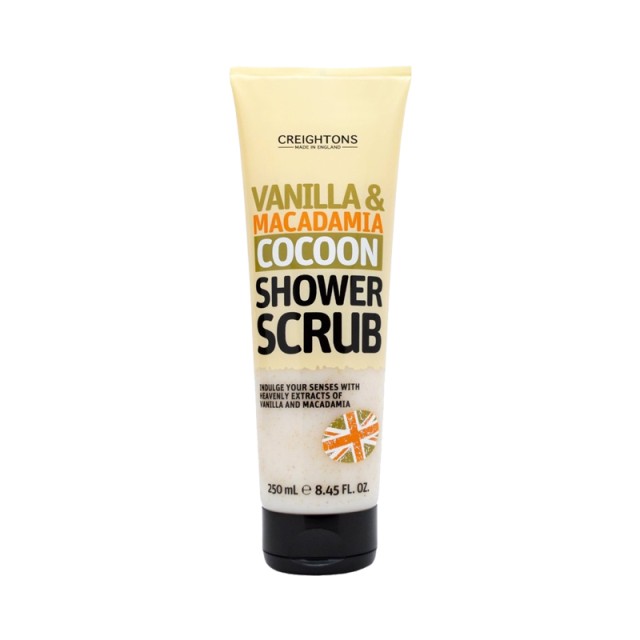 Creightons Cocoon Vanilla & Macadamia, Shower Scrub, 250ml