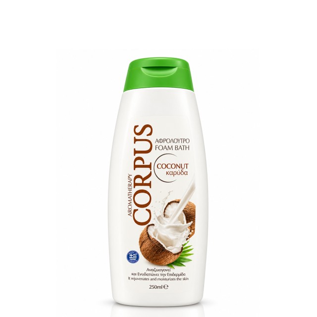 Corpus Foam Bath Αφρόλουτρο Coconut, 250ml