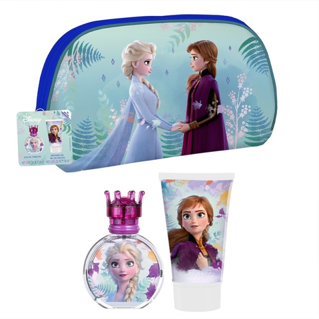 Air Val Frozen Neceser Eau De Toilette & Shower Gel, Νεσεσέρ Frozen με Άρωμα Edt, 30ml & Aφρόλουτρο, 100ml