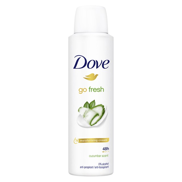 Dove Go Fresh Cucumber Scent, Αποσμητικό Σπρέι 150ml