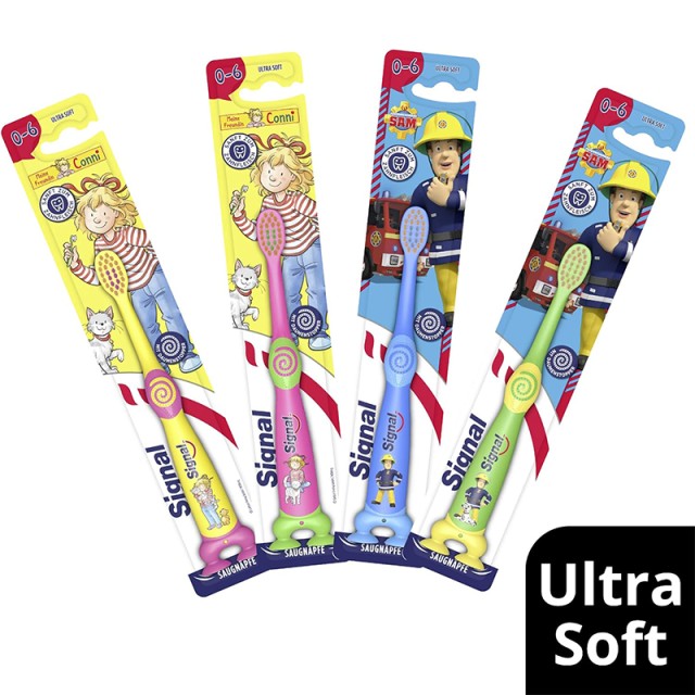 Signal Kids Toothbrush 0-6 years, Οδοντόβουρτσα Μαλακή για Παιδιά 0-6 ετών, 1τμχ (διάφορα σχέδια)
