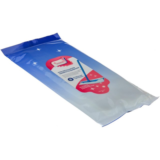 Viosarp Ανταλλακτικά Υγρά Πανάκια για Παρκετέζα Νο30, 6τμχ