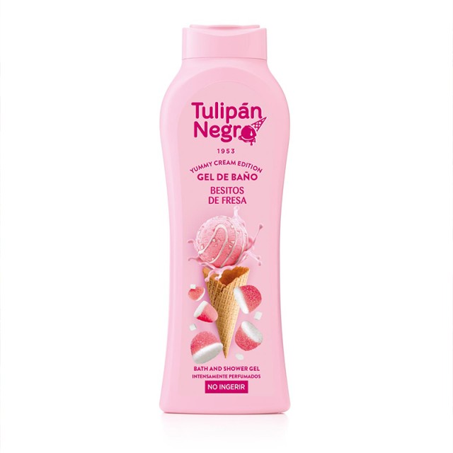Tulipán Negro Strawbery Kisses Shower Gel, Αφρόλουτρο, 650ml