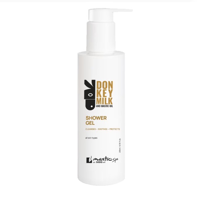 Mastic Spa Donkey Milk & Mastic Oil Shower Gel, Αφρόλουτρο με Μαστιχέλαιο & Γάλα Γαϊδούρας 200ml