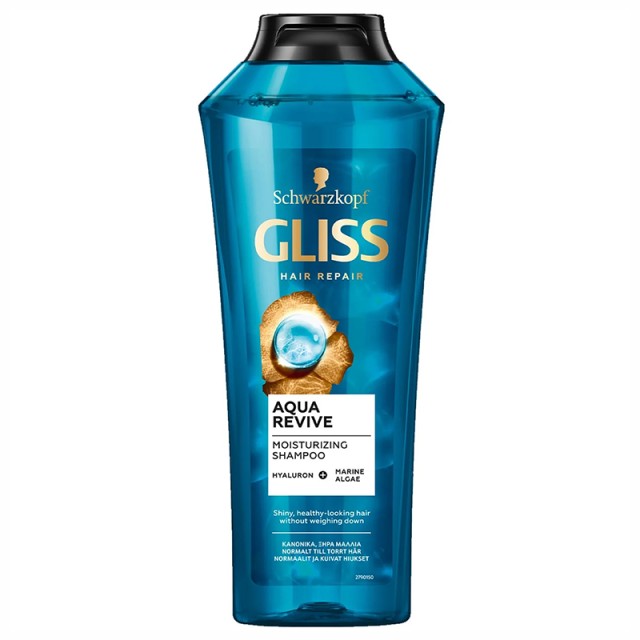 Schwarzkopf Gliss Aqua Revive Shampoo Σαμπουάν για Ενυδάτωση, 400ml