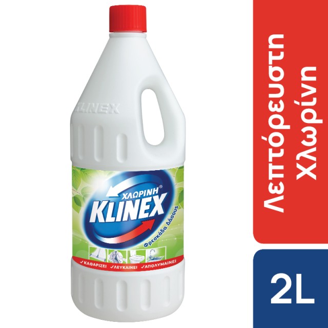Klinex Λεπτόρρευστη Χλωρίνη με Άρωμα Φρεσκάδα Δάσους 2lt