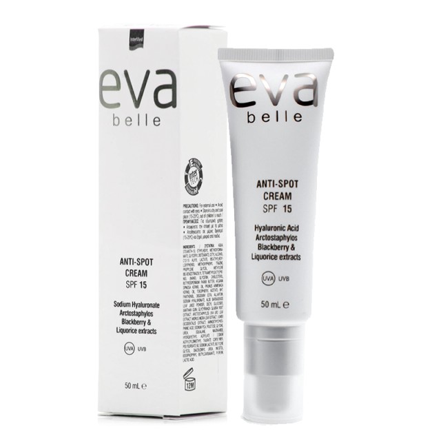 Intermed Eva Belle Anti-Spot Cream, Κρέμα Ημέρας Κατά των Πανάδων με SPF15, 50ml