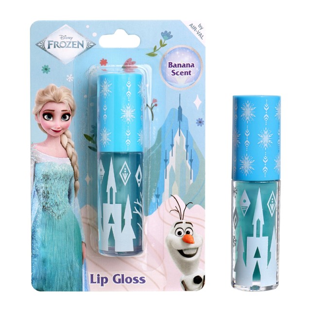 AIR-VAL Frozen Blue Lip Gloss Banana Scent, Παιδικό Μπλε Λιπ Γκλος με Άρωμα Μπανάνα 4ml