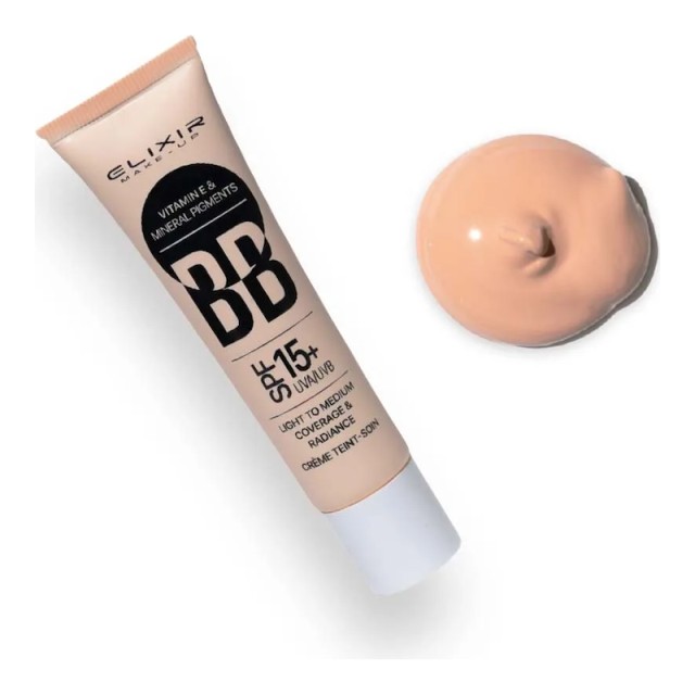 Elixir BB Hydrating Cream Νο03 Light Beige SPF15 Κρέμα με Χρώμα 30 ml
