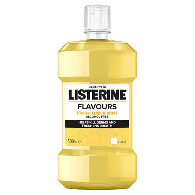 Listerine Mouthwash Fresh Lime & Mint Στοματικό Διάλυμα 500ml