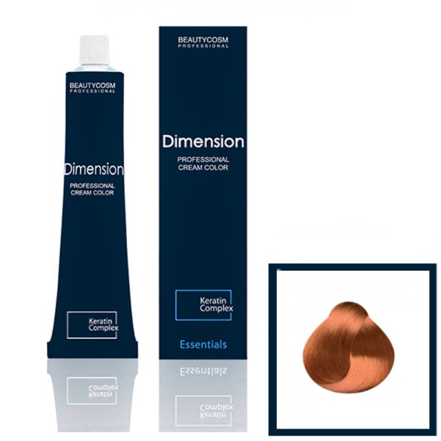 Dimension Hair Color Cream Νο 9.44 Ξανθό Πολύ Ανοικτό Έντονο Χάλκινο, Επαγγελματική Βαφή Μαλλιών με Σύμπλεγμα Πρωτεϊνών Κερατίνης, 100ml