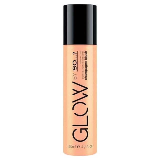 Glow By SO…? Champagne Blush Illuminating Perfume Mist, Αρωματικό Mist Σώματος με Glitter, 140ml