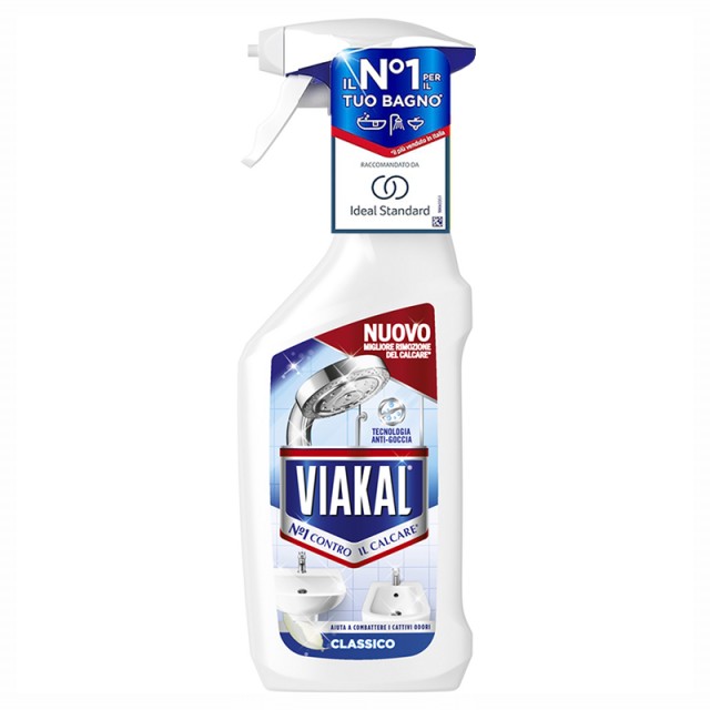Viakal Classic Σπρέι Καθαριστικό Κατά των Αλάτων, 500ml