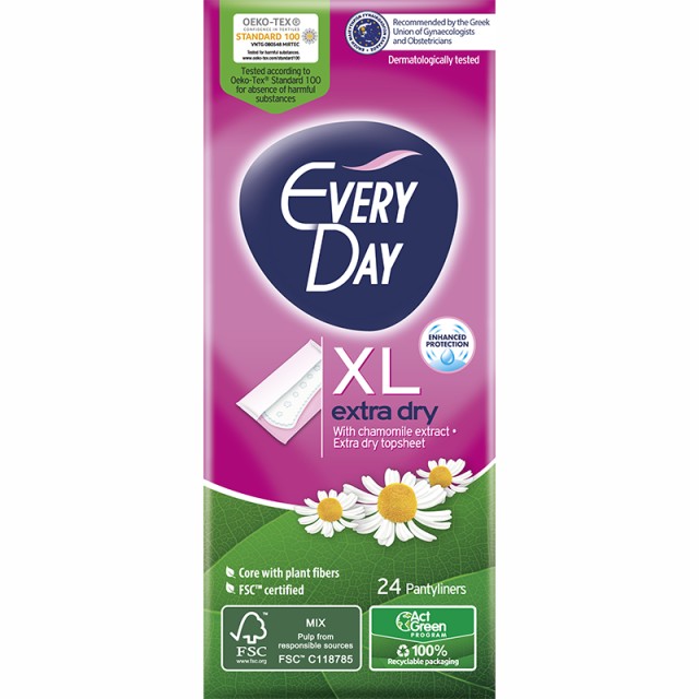 Every Day Σερβιετάκια Extra Dry EXTRA LONG 24 τεμ.