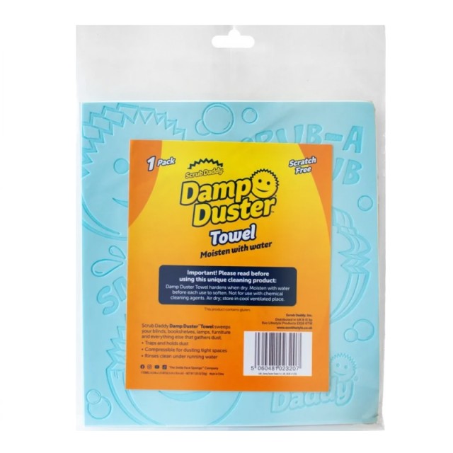 Scrub Daddy Damp Duster Towel, Πανάκι Ξεσκονίσματος Γαλάζιο 1τμχ