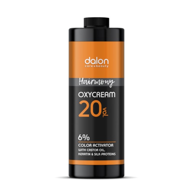 Dalon Hairmony Oxycream 20º 6% Vol., Οξυζενέ με Καστορέλαιο & Πρωτεΐνες Κερατίνης & Μεταξιού, 500ml
