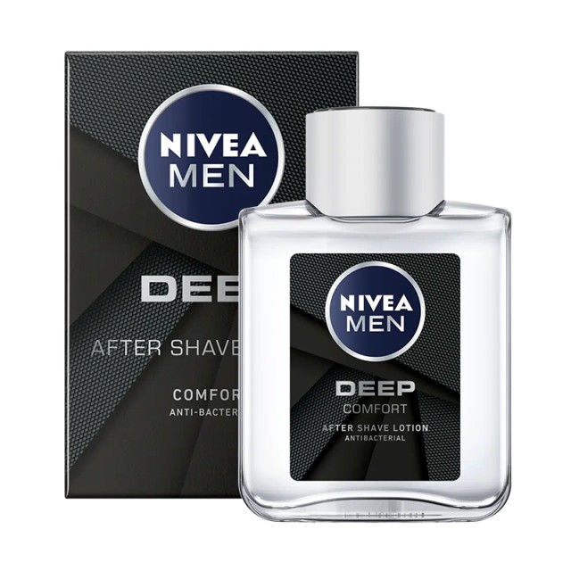 Nivea Deep Comfort After Shave Lotion Anti-Bacterial, 100ml