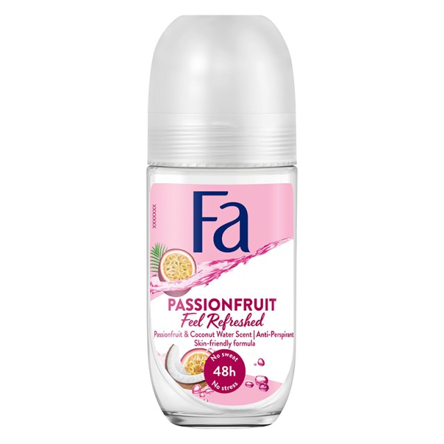 Fa Passion Fruit & Coconut Water Scent, Αποσμητικό Roll-on 50ml