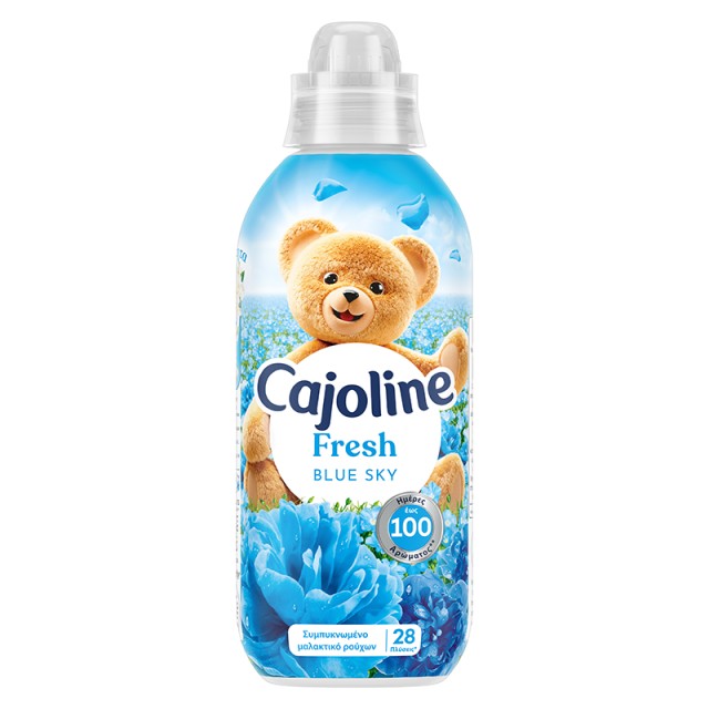 Cajoline Fresh Blue Sky, Συμπυκνωμένο Μαλακτικό Ρούχων, 28 μεζούρες, 604ml