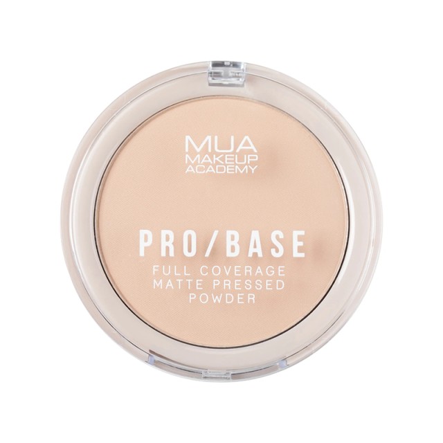 MUA Pro/Base Full Coverage Matte Pressed Powder #110, Πούδρα για Ματ Αποτέλεσμα, 6.5g