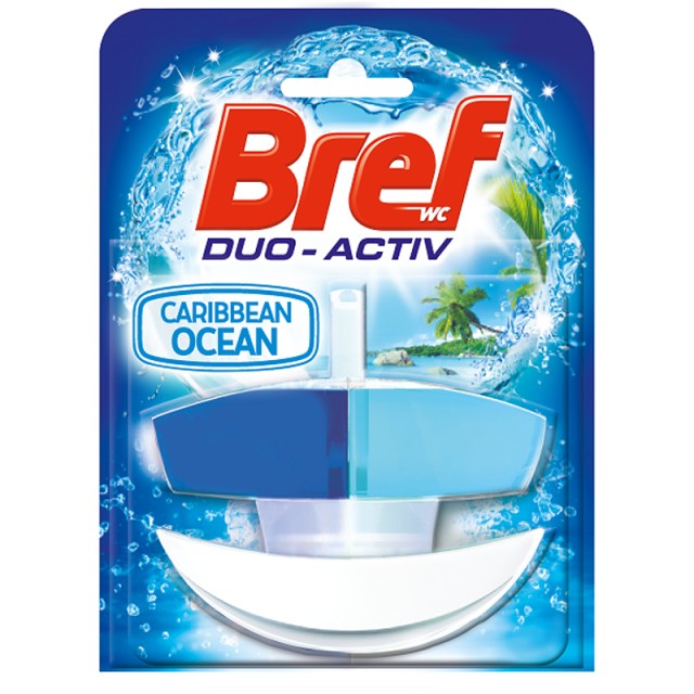 Bref WC Duo Activ Caribbean Ocean, Υγρό Τουαλέτας, 50ml