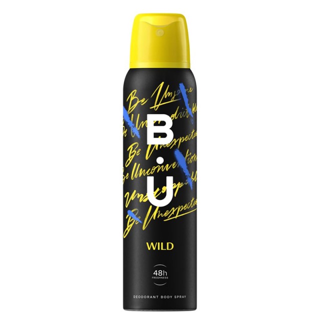 B.U. Wild 48h Deo Spray, Αποσμητικό Σπρέι 150ml