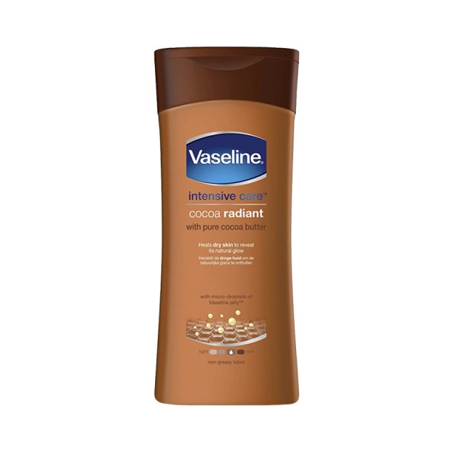 Vaseline Cocoa Radiant Body Lotion, Λοσιόν Σώματος για Βαθιά Ενυδάτωση, 200ml